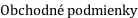 Obchodné podmienky